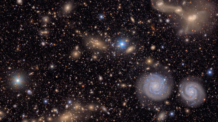 Vera Rubin Observatory Captures Stunning Image of Virgo Cluster on June 24, 2025