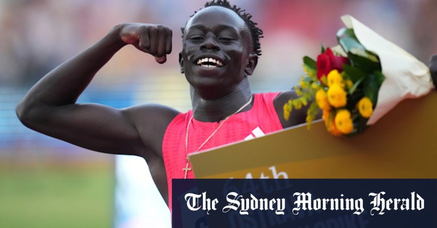 Australian sprinter Gout Gout breaks national record in first European race