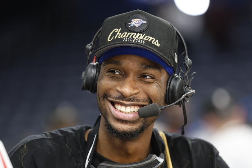 SGA and Lu Dort Join Thunder Fans in Viral Videos at NBA Championship Parade