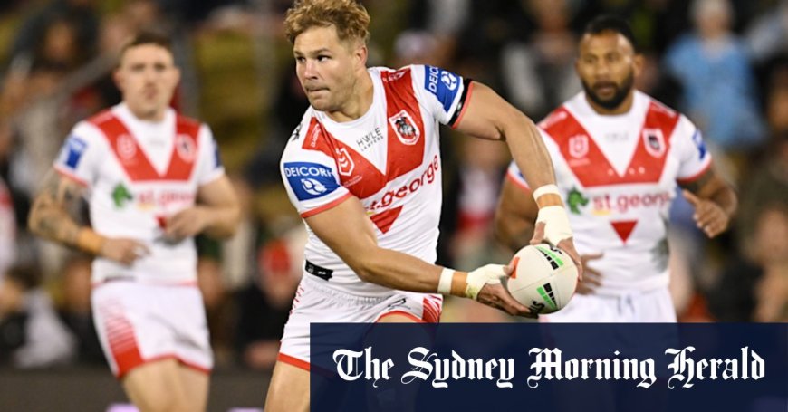 Parramatta Eels Sign Dragons Forward Jack de Belin