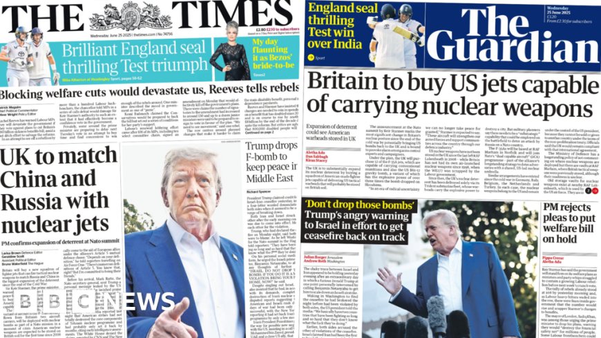 UK Buys Nuclear Jets and Trump's Strong Language