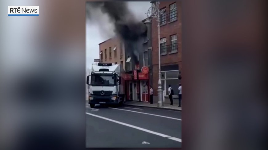 Lorry Driver Rescues Man from Dublin Fire