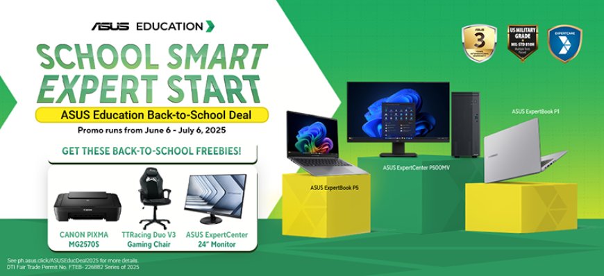 ASUS Philippines Launches Back-to-School Promo Starting at PHP 42,995