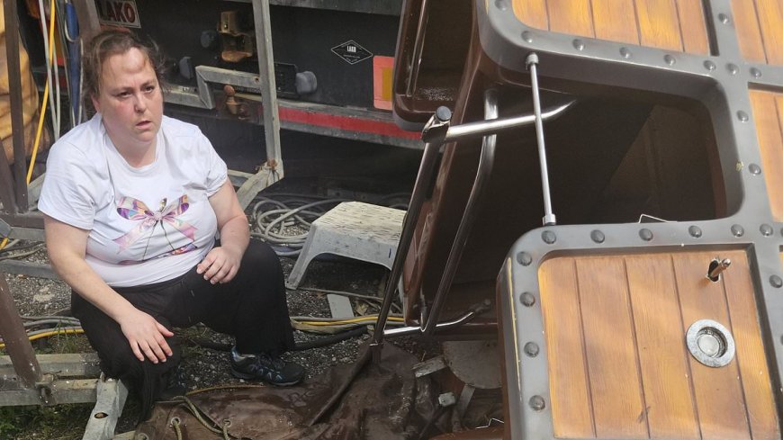 Woman and child injured in rollercoaster accident at funfair