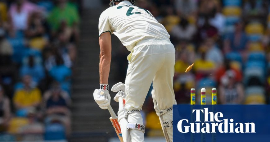 Australia's New Top Order Struggles as West Indies Dominates, Dismissing Them for 180