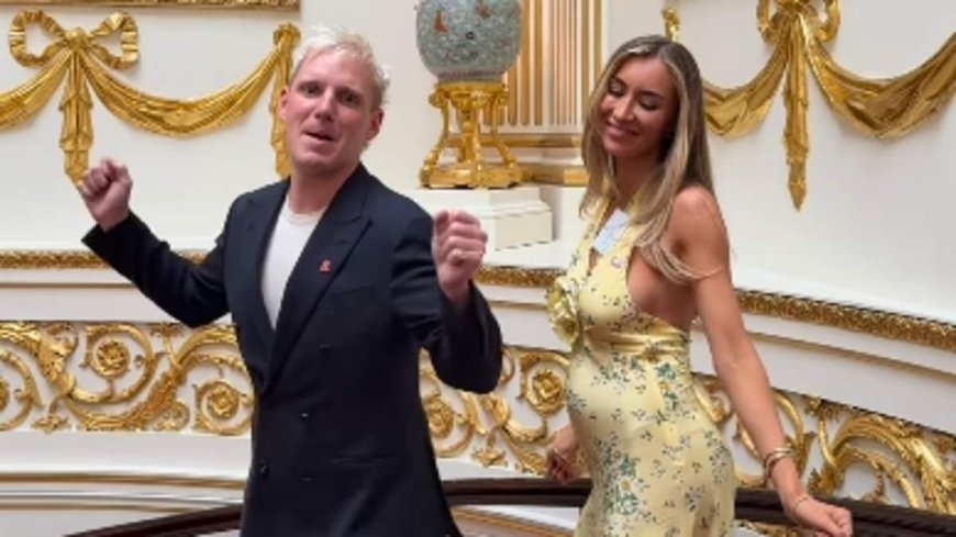 Pregnant Sophie Habboo and Jamie Laing Recreate Meghan and Harry Dance at Buckingham Palace