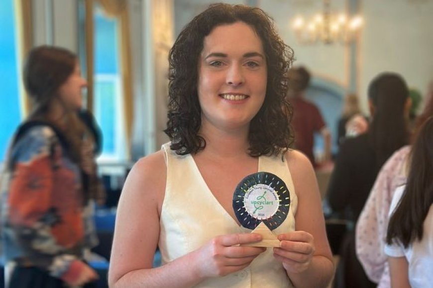 Young entrepreneur from Wexford wins European award for upcycling project
