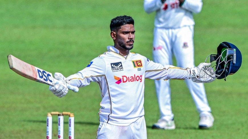 Pathum Nissanka shines with consecutive Test centuries, fans compare him to Ben Duckett