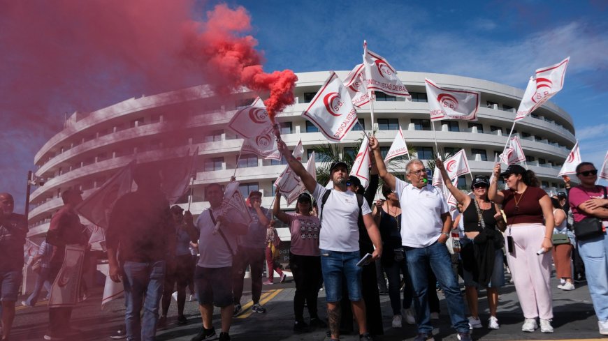 Brit tourists facing holiday chaos as 180,000 hospitality staff go on strike in July on Spanish islands