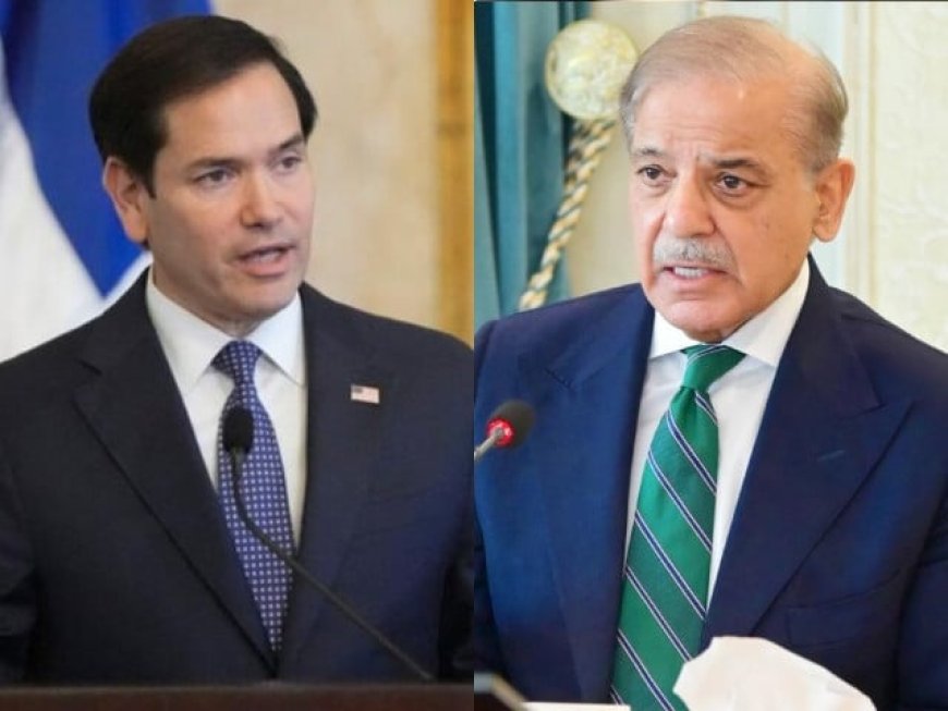 Shehbaz Sharif and Marco Rubio Discuss Strengthening Pakistan-US Relations in Phone Call