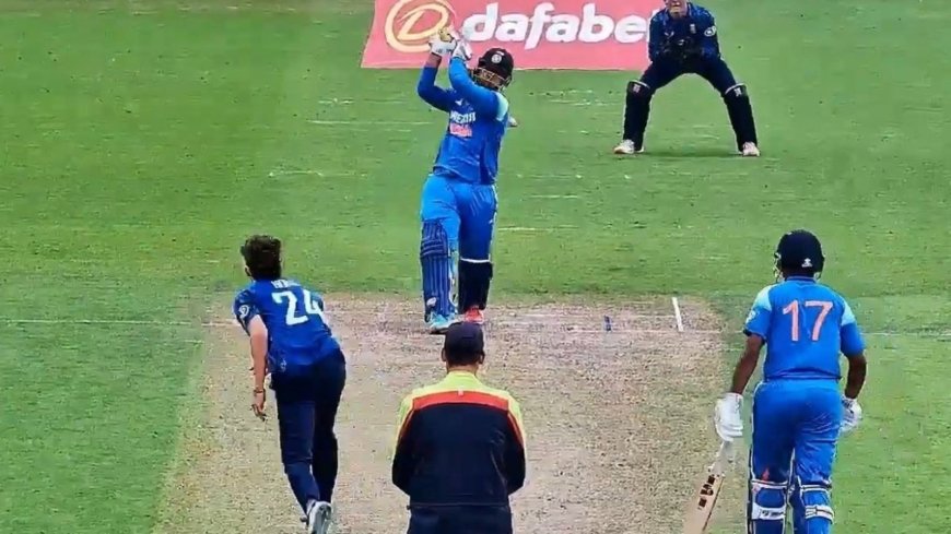 Vaibhav Suryavanshi shines in youth ODI match with explosive batting against England U19