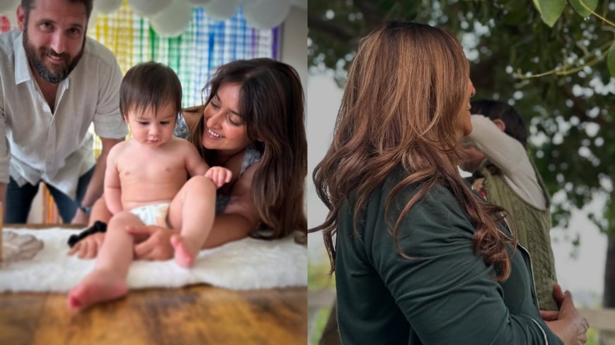 Ileana D'Cruz Welcomes Second Son with Husband Michael Dolan: A Look at Her Motherhood Journey in Photos