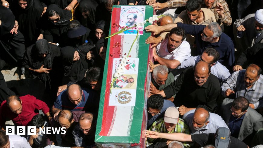 Iran Holds State Funeral for Military Leaders Killed in Israel Conflict