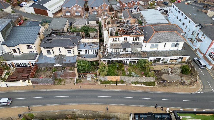 Abandoned Seaside Resort: Former Tourist Hotspot Now Filled with Derelict Hotels
