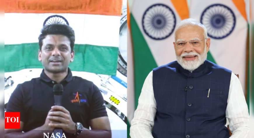 PM Modi interacts with Indian astronaut Shubhanshu Shukla on ISS