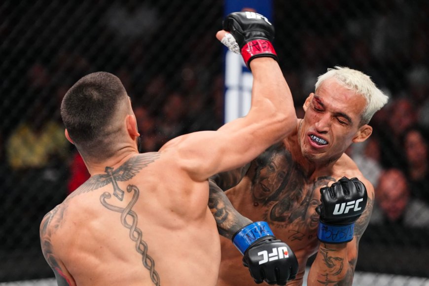Ilia Topuria defeats Charles Oliveira at UFC 317 with first-round knockout
