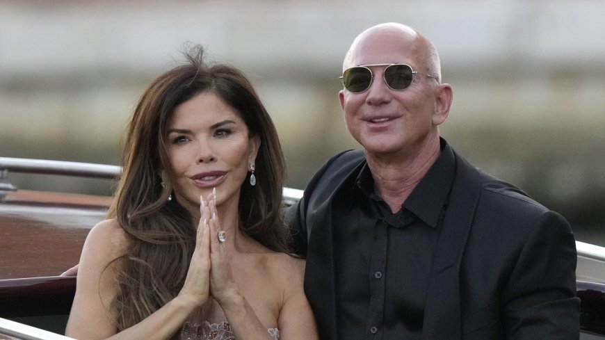 Jeff Bezos Gives Amazon Swag at Wedding Pajama Party