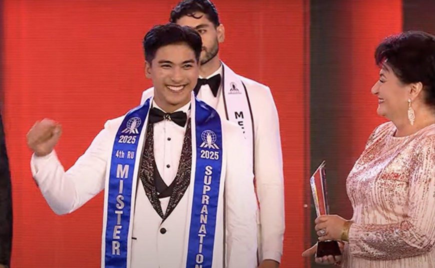Kenneth Cabungcal from Dumaguete City Places 4th in Mister Supranational 2025