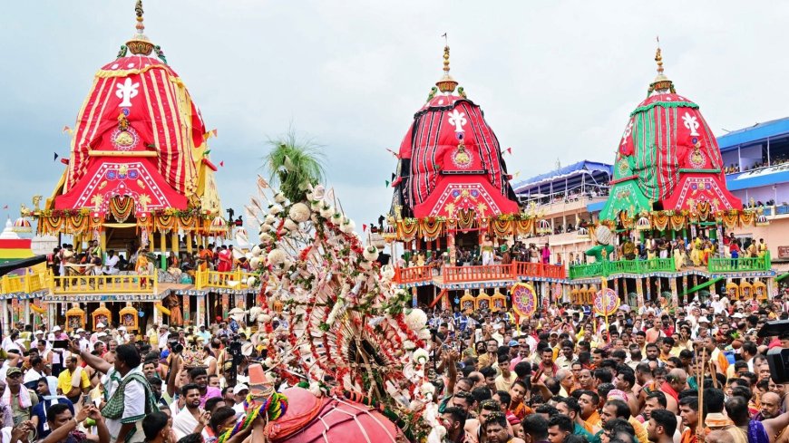 Odisha CM suspends two top cops after Jagannath Yatra stampede