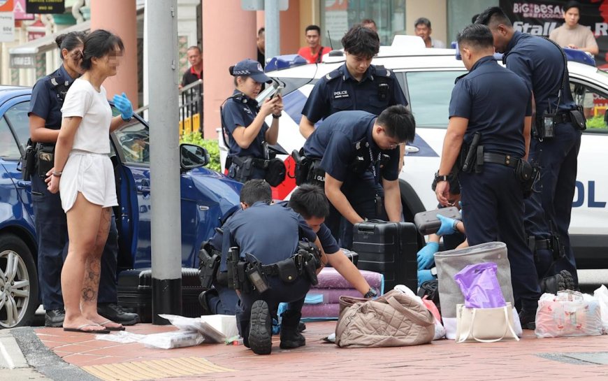Three arrested for drug offences after police chase and car crash in Jalan Besar