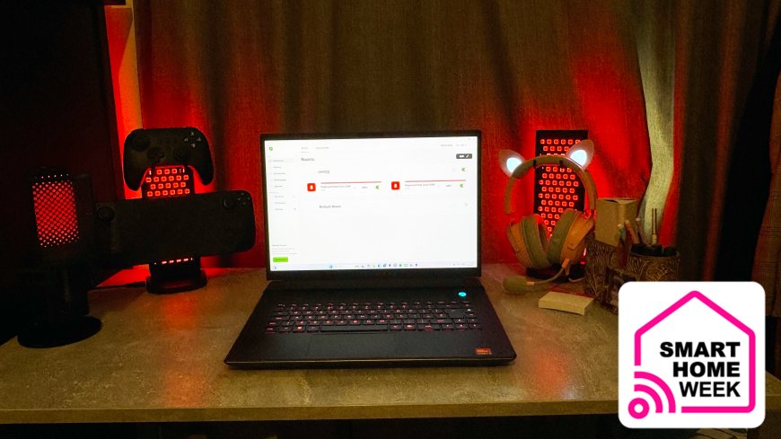 My Experience Trying Nanoleaf's Pegboard Desk Dock for Smart Lighting Gaming Setup