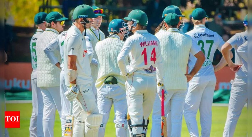 South Africa leads against Zimbabwe despite Sean Williams’ century on Day 2
