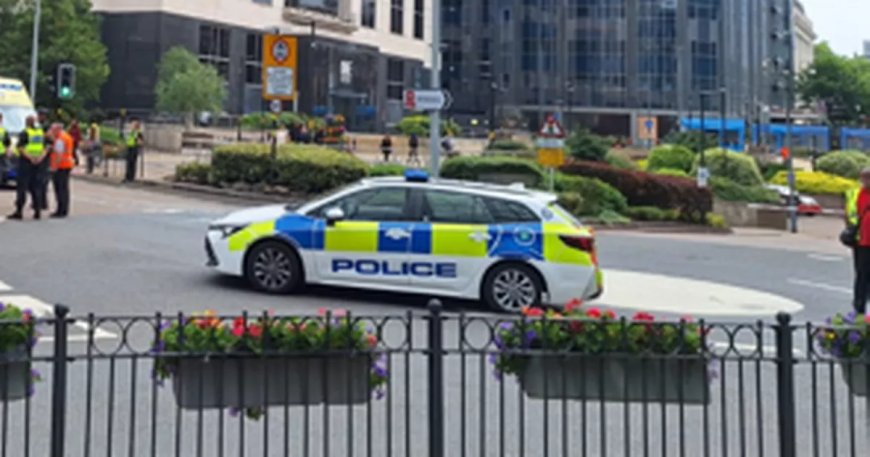 Man Injured in Birmingham City Centre Bus and Road Sweeper Collision