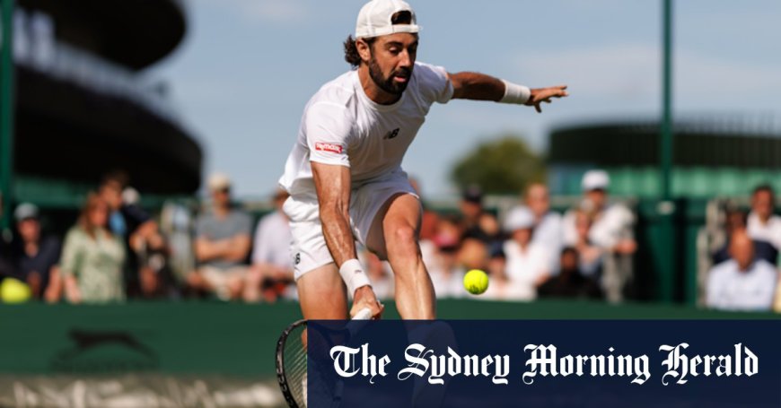 Australian Tennis Player Jordan Thompson Advances to Round of 32 at Wimbledon