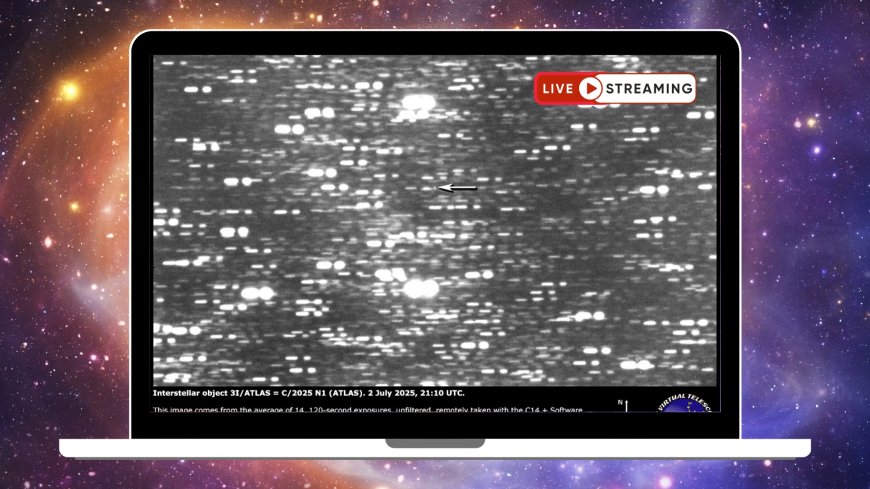 Watch Live: Interstellar Comet 3I/ATLAS Racing Through Solar System Today