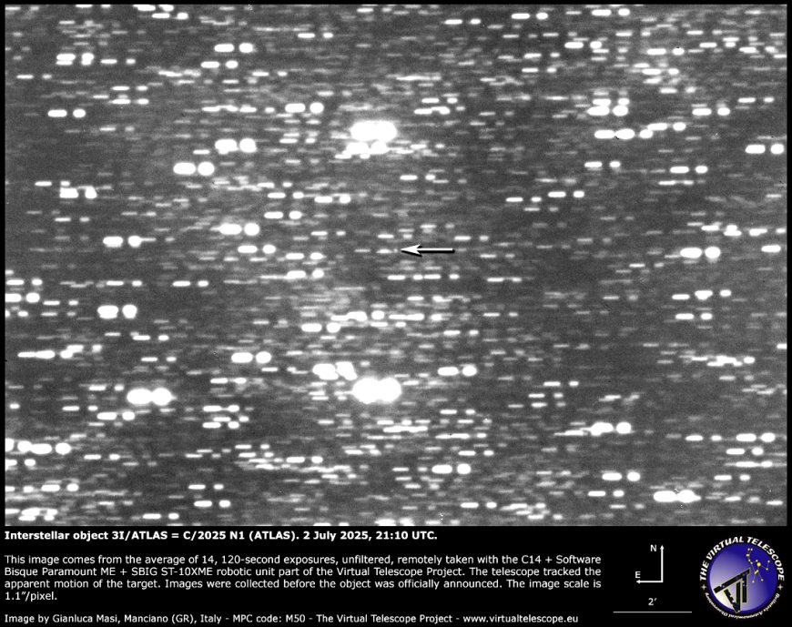 Interstellar Object 3I/ATLAS = C/2025 N1 (ATLAS): A Rare Celestial Discovery