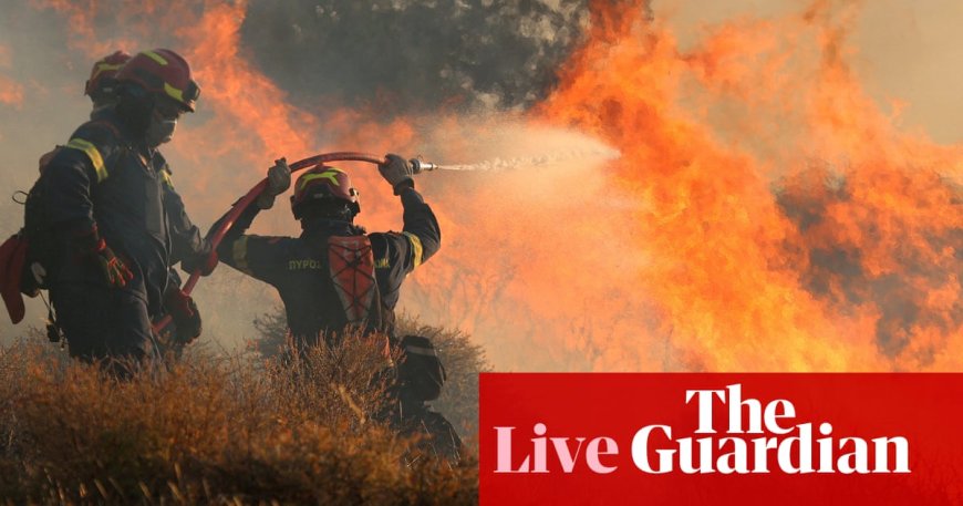 Over 1,500 Evacuated in Crete Due to Raging Wildfires Across Europe