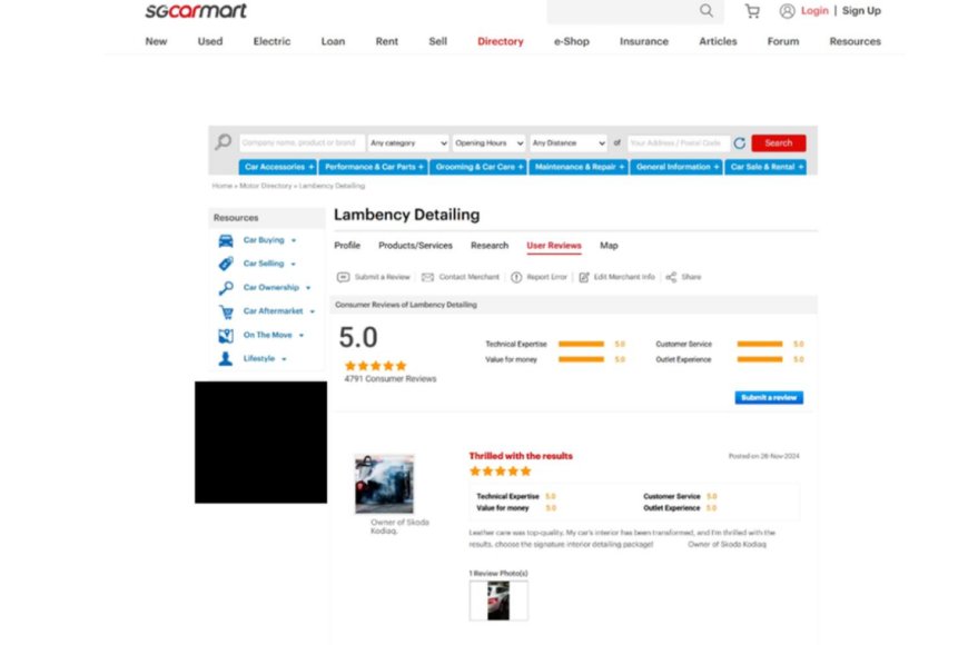 Car services company admits to posting AI-generated reviews on Sgcarmart