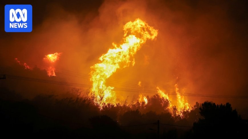 Wildfires threaten homes in Crete amid Europe's heatwave