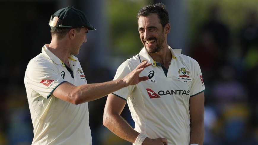 WI vs AUS 2nd Test Day 1: Rain Halts Play with Australia Four Down