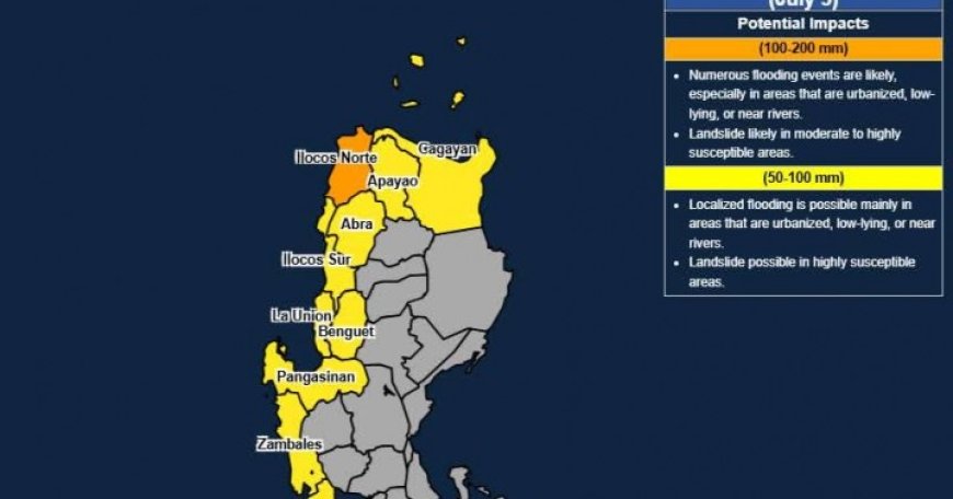 Pangasinan Stays Alert for Tropical Depression Bising Despite Rainfall Warning Downgrade