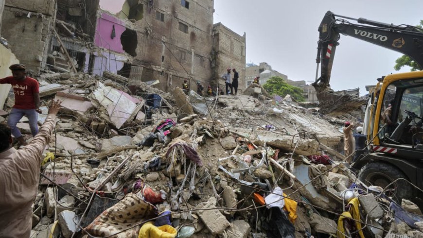 Tragic building collapse in Pakistan claims seven lives
