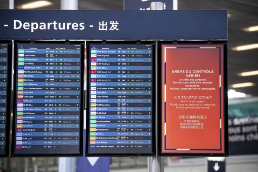 French air traffic controllers strike causes major disruptions for travelers