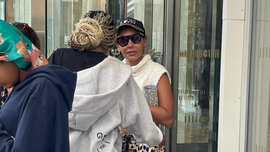 Mel B Spotted in Leopard Print Ahead of Lavish Wedding at St Paul's Cathedral