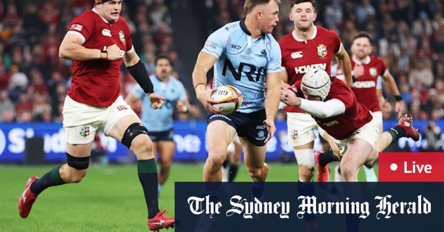 Lions vs. Waratahs Rugby Match: Live Updates from Sydney