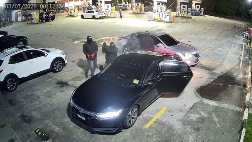 Johor Police Investigate Shooting at Petrol Station Linked to Body with Gunshot Wounds Found at Hospital