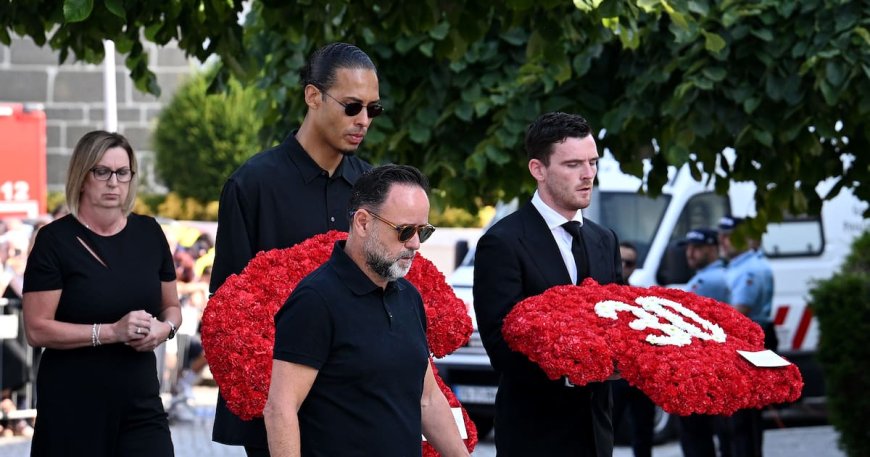 Emotional Farewell for Diogo Jota: Friends and Family Gather for Memorial Service