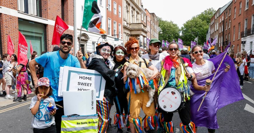 Dublin Housing Protest Draws Large Crowds Urging Government Action