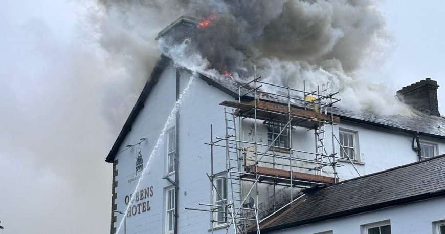 Major Fire Breaks Out at Hotel in Blaenau Ffestiniog
