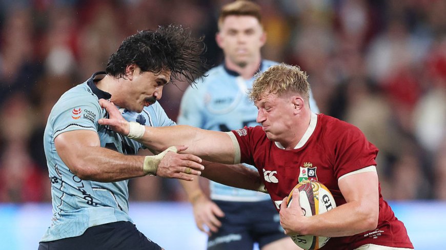 British and Irish Lions secure tough win against NSW Waratahs in Australian tour