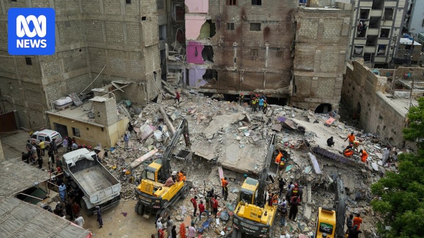 Tragic Pakistan Apartment Collapse Claims Lives in Karachi Neighborhood