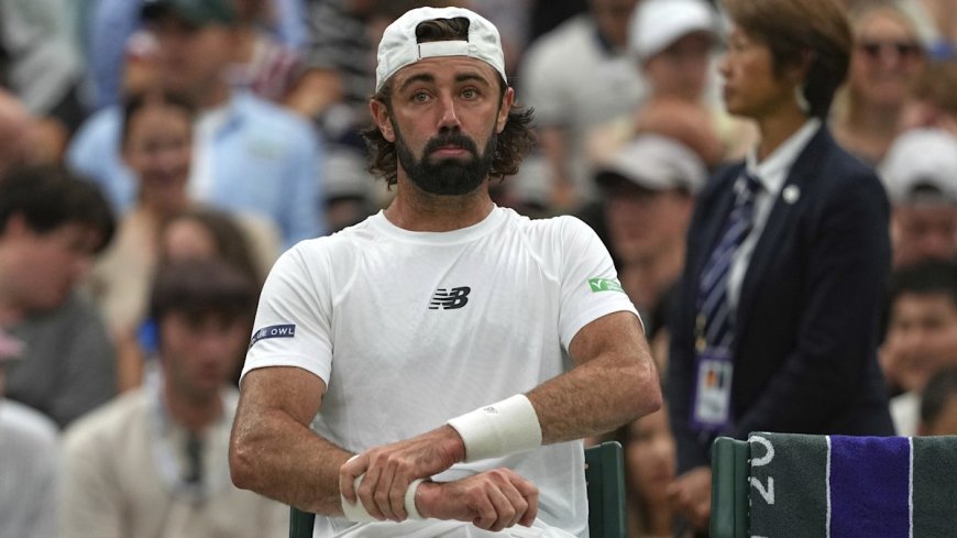 Taylor Fritz advances to Wimbledon quarter-finals as Jordan Thompson retires