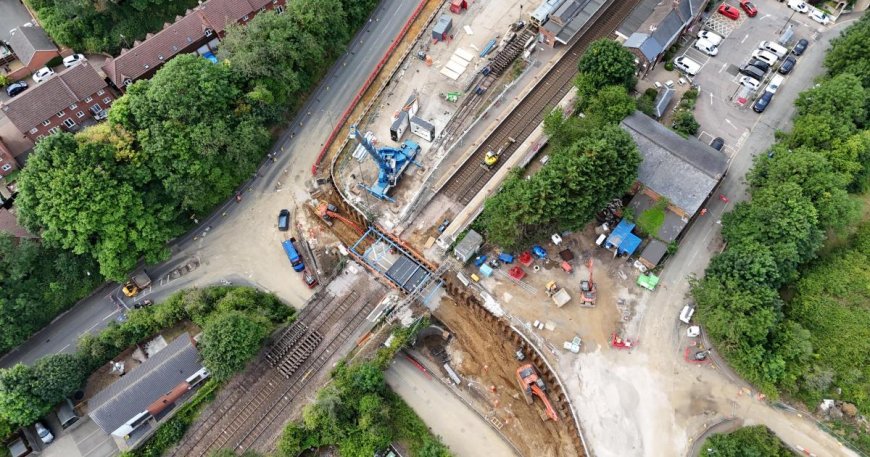 Construction Underway for New Subway at Wymondham Train Station