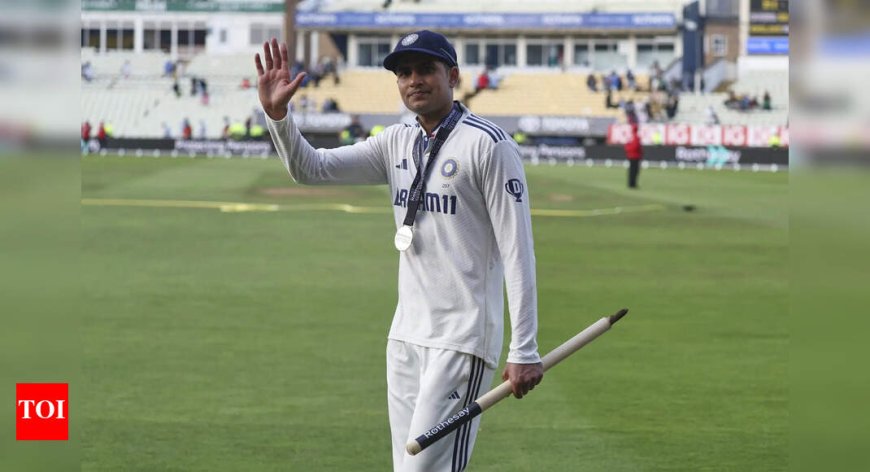 Shubman Gill's Special Moment at Edgbaston - Watch Now!