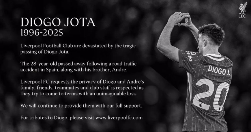 Liverpool Plans Special Diogo Jota Tribute Show Before Pre-Season Return