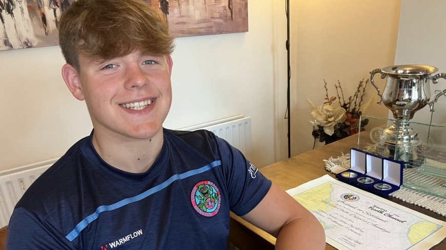 Teen Aims for 'Triple Crown' Swim Achievement After Ireland to Scotland Success